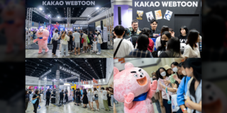 4 pictures of Kakao Webtoon Thailand Booth at K-expo Thailand 2023