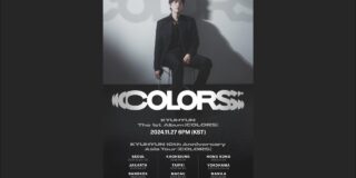 Poster for Kyuhyun's COLORS Asia tour